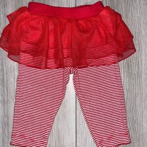 5/$15 Carter’s Red Striped Tutu Leggings